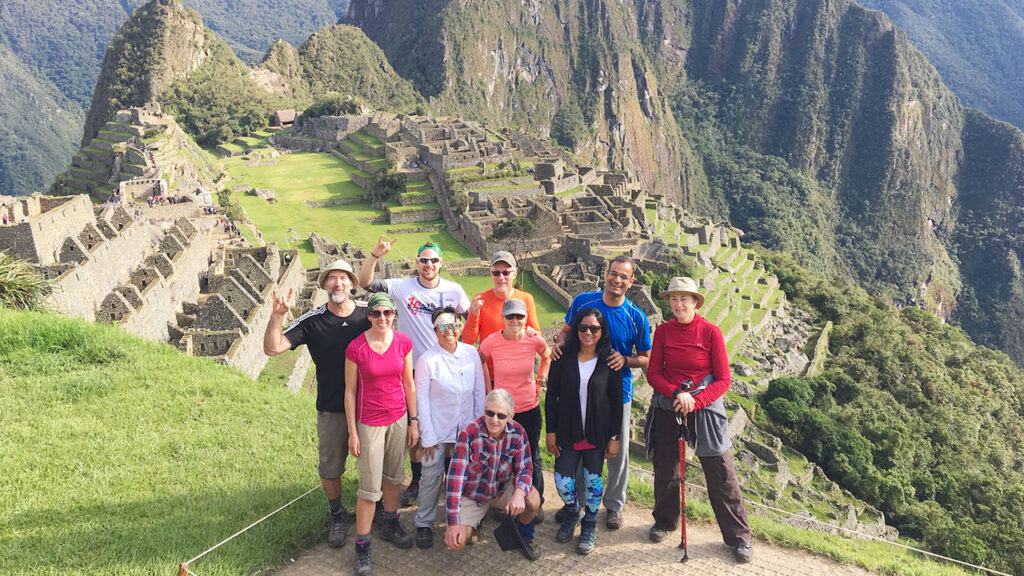 Machu Picchu travelers