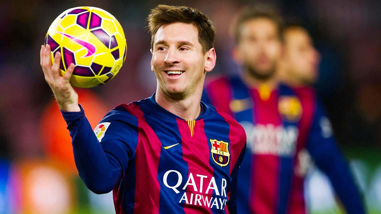 Messi in Barcelona club shirt (2004 - 2021)