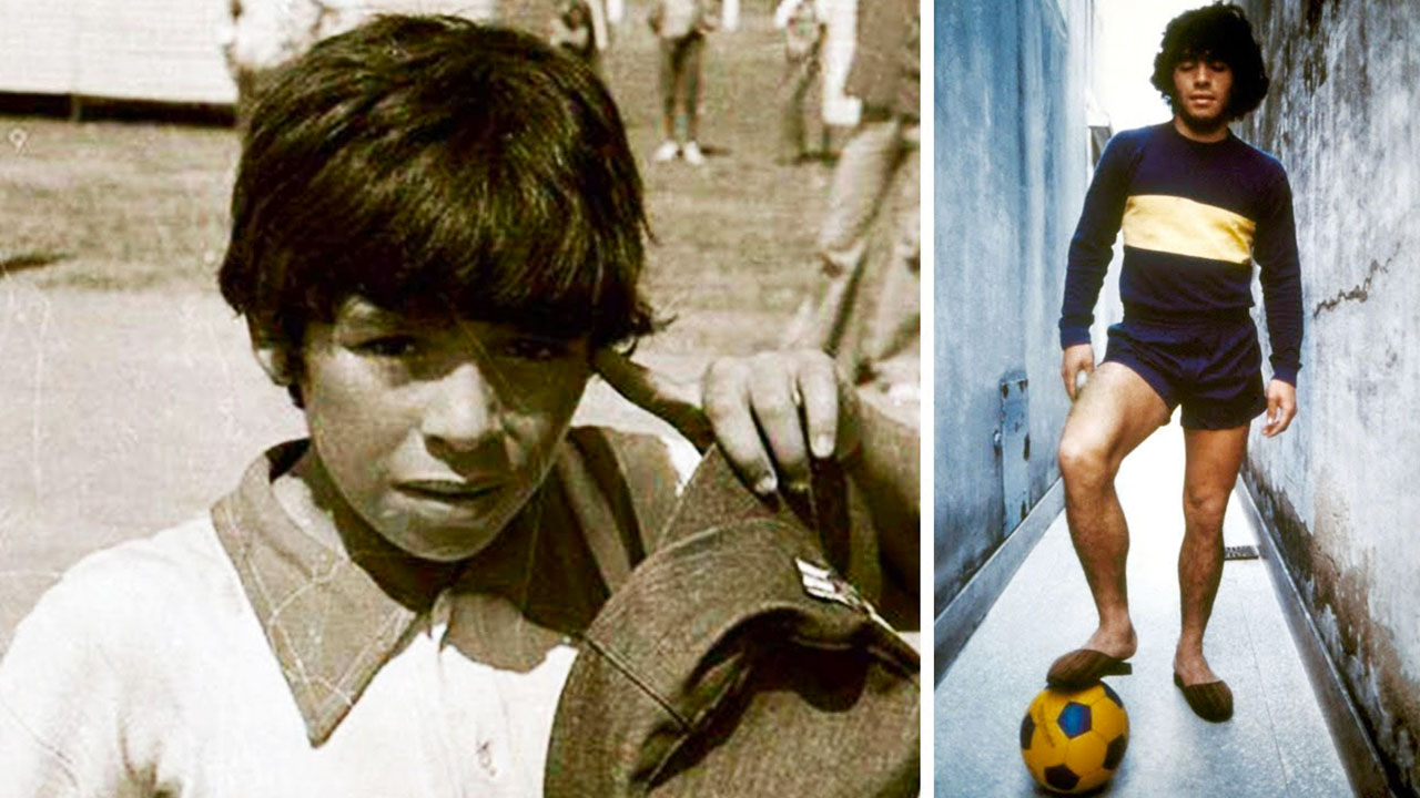 Diego Maradona young